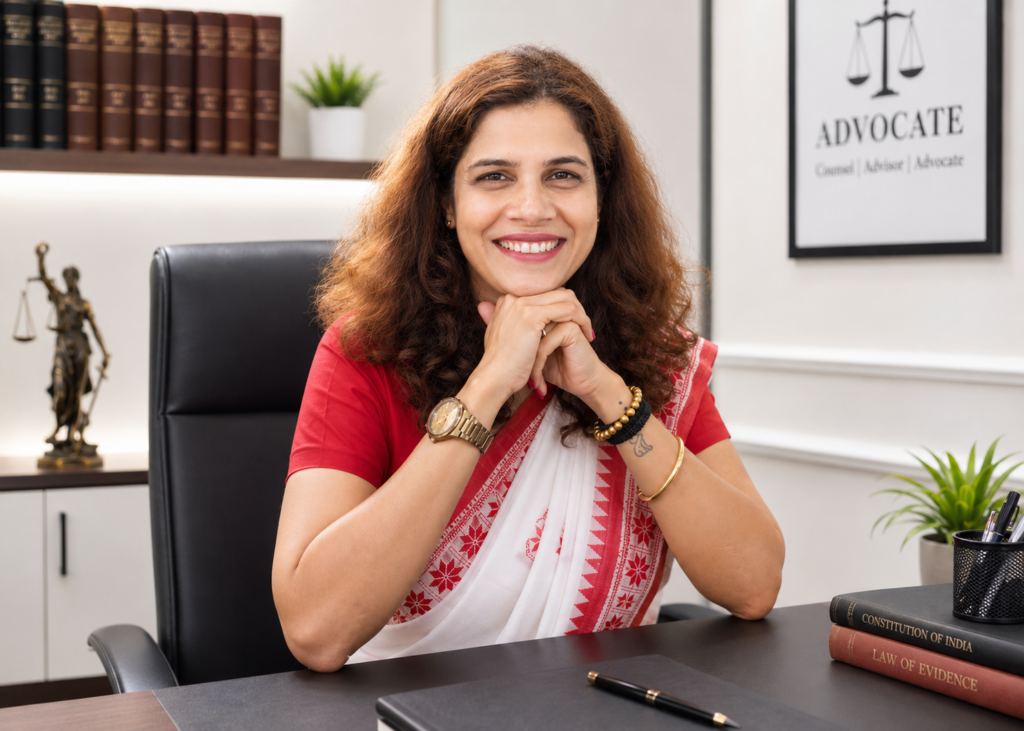 Advocate Archana Chikorde, legal advisor in Wakad Pune providing professional legal assistance for family law, civil disputes, women’s rights matters, and legal consultation